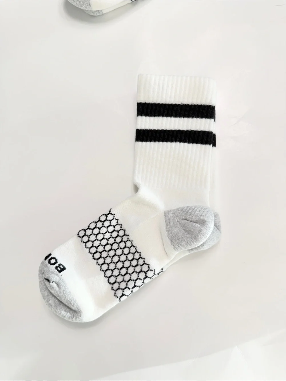 BOMBAS 2 Pair! Women's Vintage Stripes Quarter Sock LG